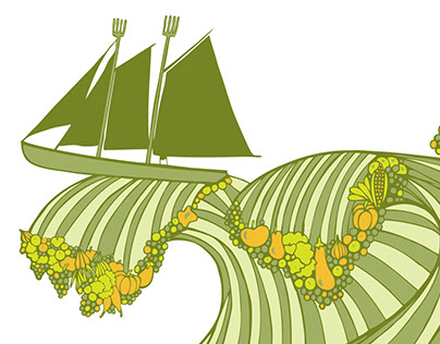Maine Sail Freight illustration