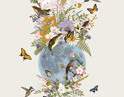 Nature themed prints for nursery