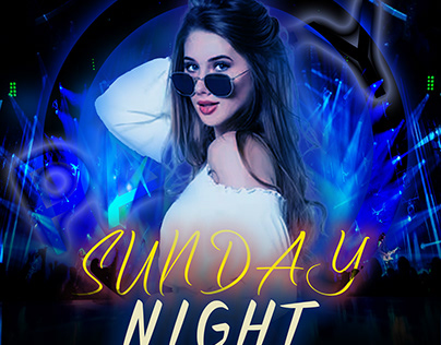 sunday nigth party, event, Social media post