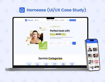 Homease (Home-service platform) UI/UX Case Study
