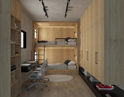Project thumbnail - Loft Bedroom Design