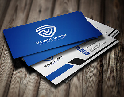 security vision business card design
