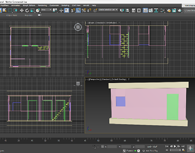 building structure 
softwares : maya and 3ds max