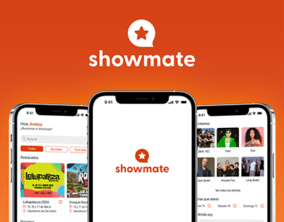 Showmate - Mobile App | UX/UI Coderhouse