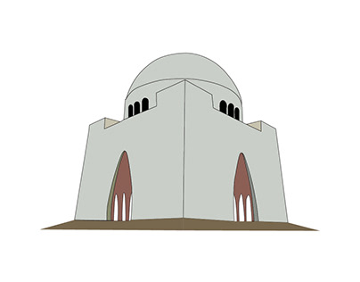 Quaid-e-Azam's Tomb Vectorization