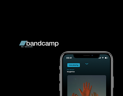 Bandcamp UI Re-design