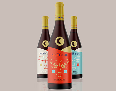 Night Owl Wine Bottles