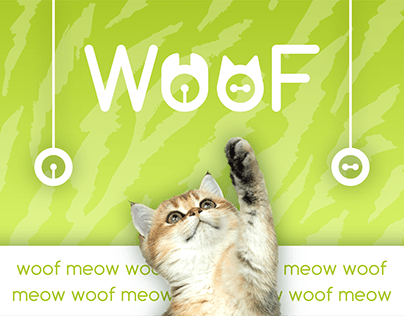 Woof store / Logo design / Branding / Pet store