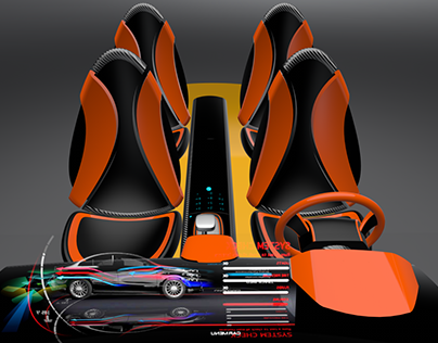 Car Interior concept -Alias,VRed