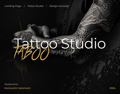 Taboo | Tattoo Studio | Landing Page