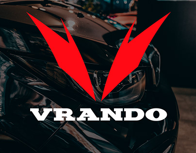 Vrando Logo Branding. Car Logo Design