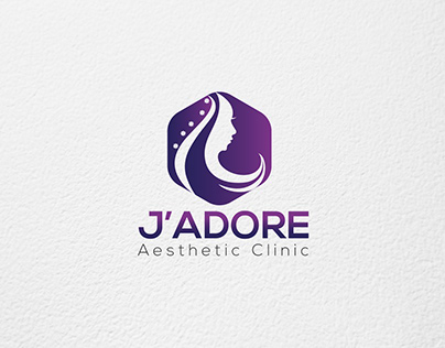 jadore aesthetic clinic logo design