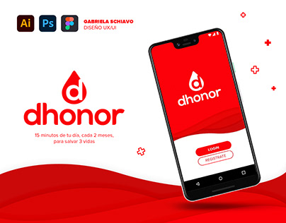 DHONOR . Blood Donor App / UX UI