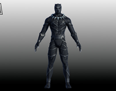 BLACK PANTHER 3D CHARACTER CLASS