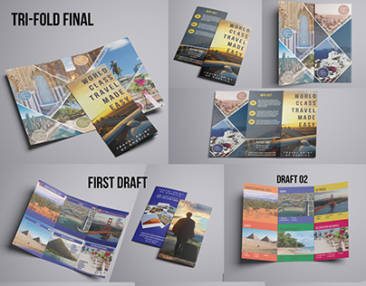 Tri-fold Brochure For Travel Company. (Evolution)