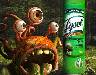 LYSOL ADS (Personal Project)