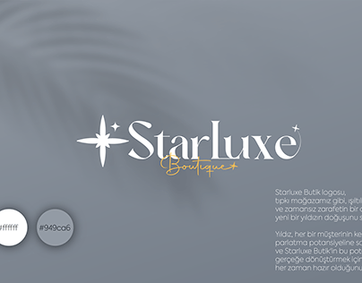 Project thumbnail - StarLuxe Boutique Logo Design