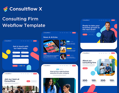 Consultflow X - Consulting Webflow Template