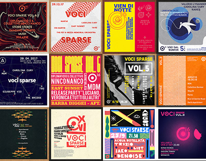 VOCI SPARSE poster designs