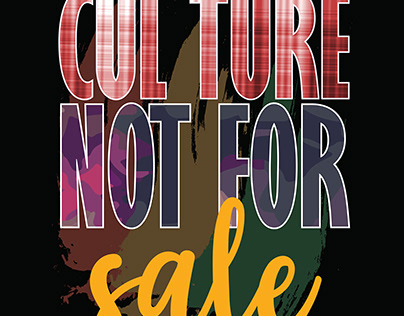 cul ture not for sale
