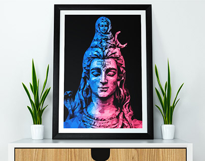 Lord Shiva Poly Art