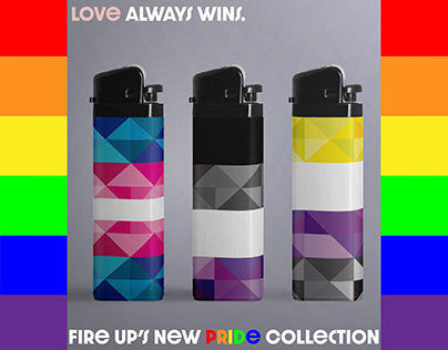 LGBTGIA+ Pride Lighter Fire Up Promotion