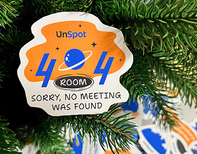 UnSpot. Сorporate sticker pack.