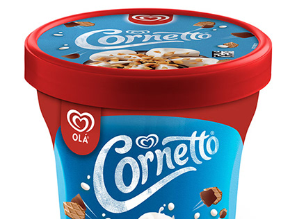 Olá and Carte D'Or Ice Cream labels