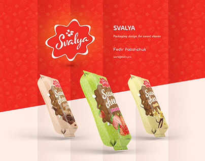 Svalya sweet cheese package design