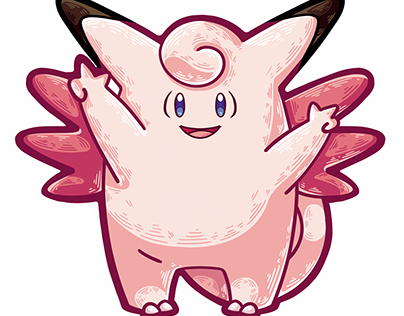 Clefable Sticker