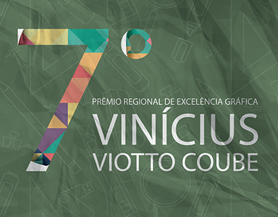 Cartaz "Prêmio Regional de Excelência Gráfica Vinícius"