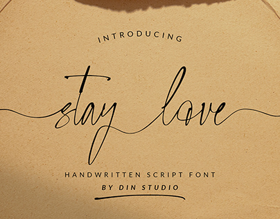 Stay Love - Handwritten Script Font