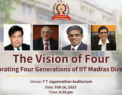 Four Directors Meeting of IIT Madras Banner Design