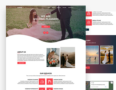 Caree – Wedding Planners HTML Template