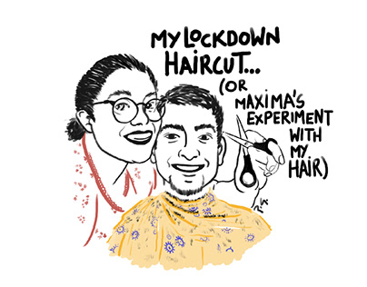 My Lockdown Haircut | Comic Strip