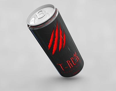 "T-REX" ENERGY DRINK BRAND IDENTIFY.