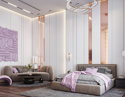 Girl bedroom design in KSA