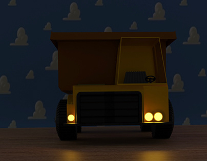 Camión de juguete 3D