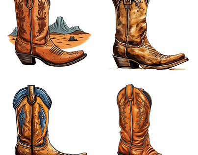 Western Boot png