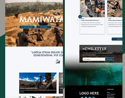 Mamiwata - Webnotix Landing Page