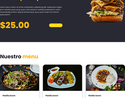 My third food-type website