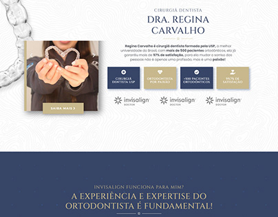 Web Site Institucional - Dra. Regina Carvalho