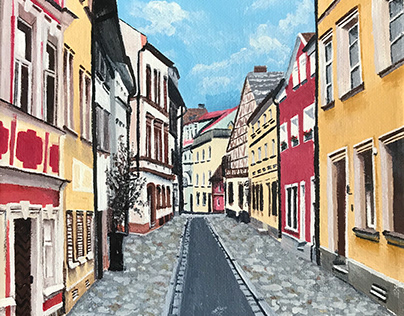Street in Bamberg, Germany