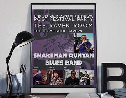 Snakeman Runyan Blues Band Posters