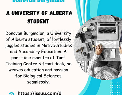 Donovan Burgmaier - A University of Alberta Student