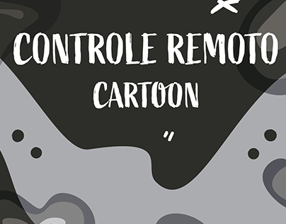 Protótipo de controle remoto estilo cartoon