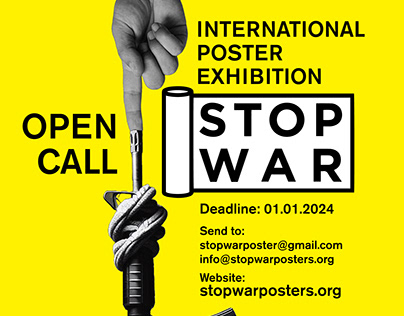 Stop War Poster Exhibition, Open Call