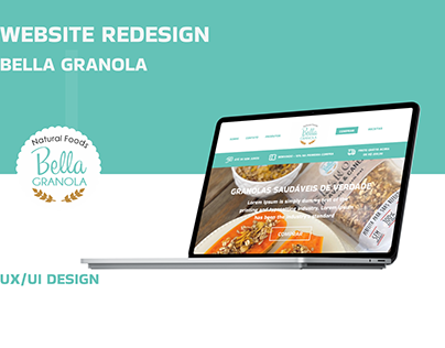 Redesign Website Bella Granola - UX/UI Design