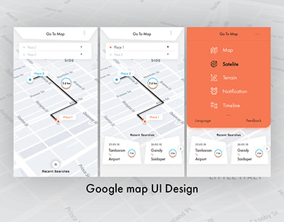 View Map UI Design