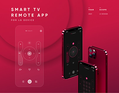 LG Smart TV Remote App - UI/UX App Design